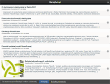 Tablet Screenshot of maciejbala.pl
